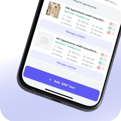 Content manager on phone