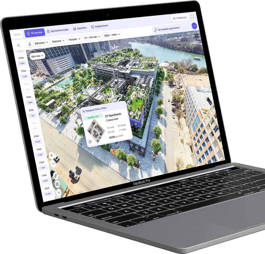 Seenic 3D Explorer on a laptop