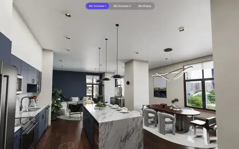 Smooth room transition animation