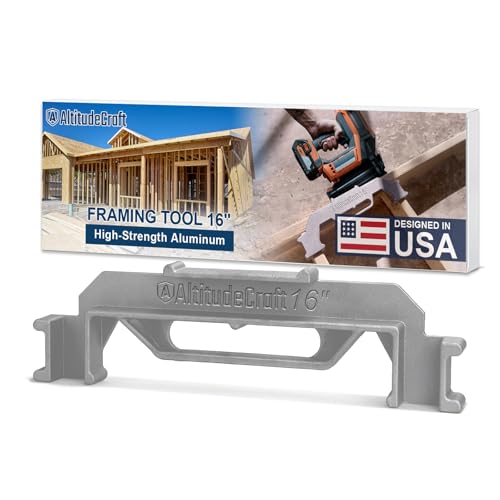 AltitudeCraft Framing Tools, 16-Inch Stud Layout Tool and Framing Jig
