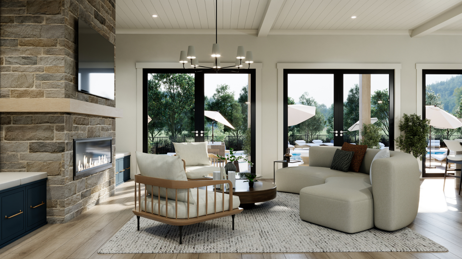 Clubroom rendering