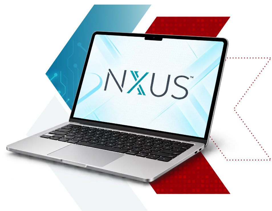 NXUS insurance platform displayed on a laptop