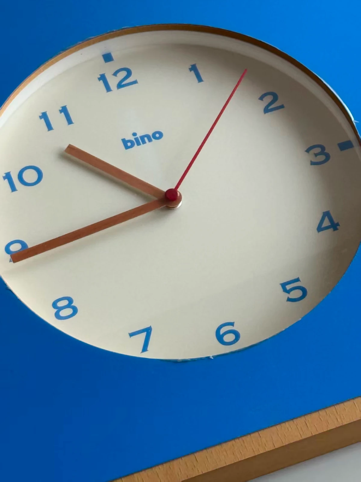 Bino Blue Wall Clock