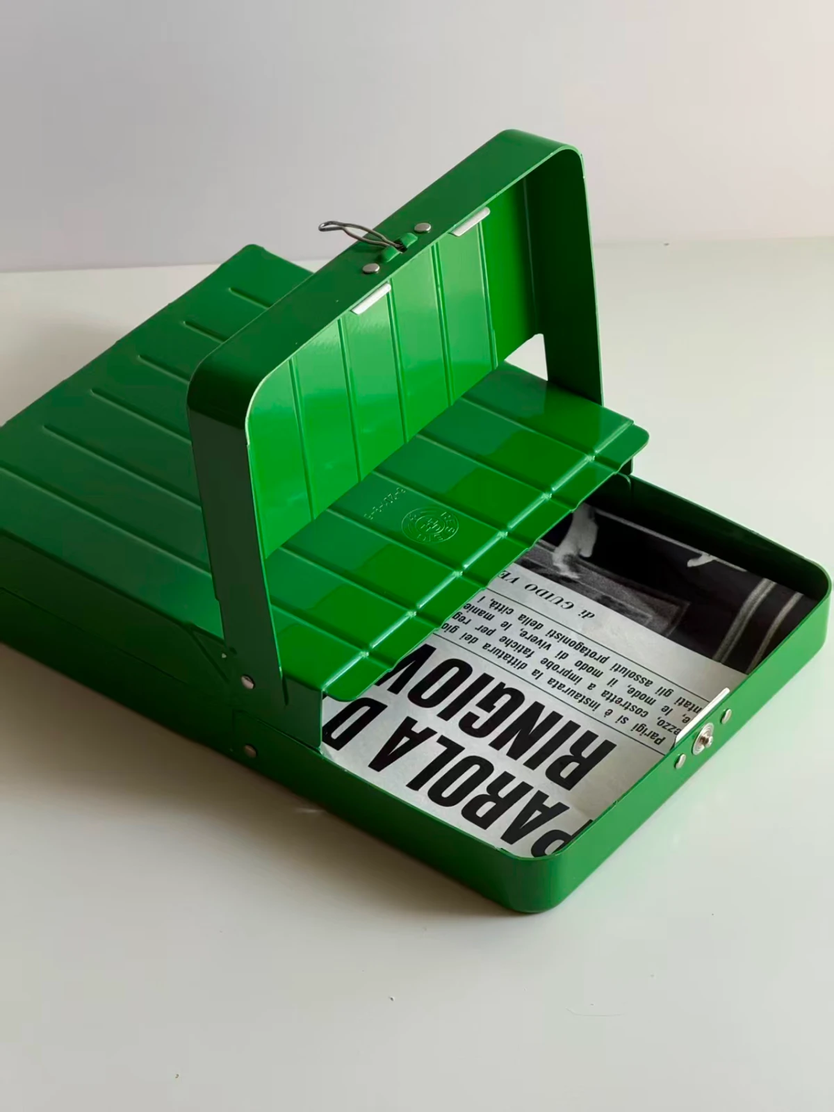 Green Metal Storage Box