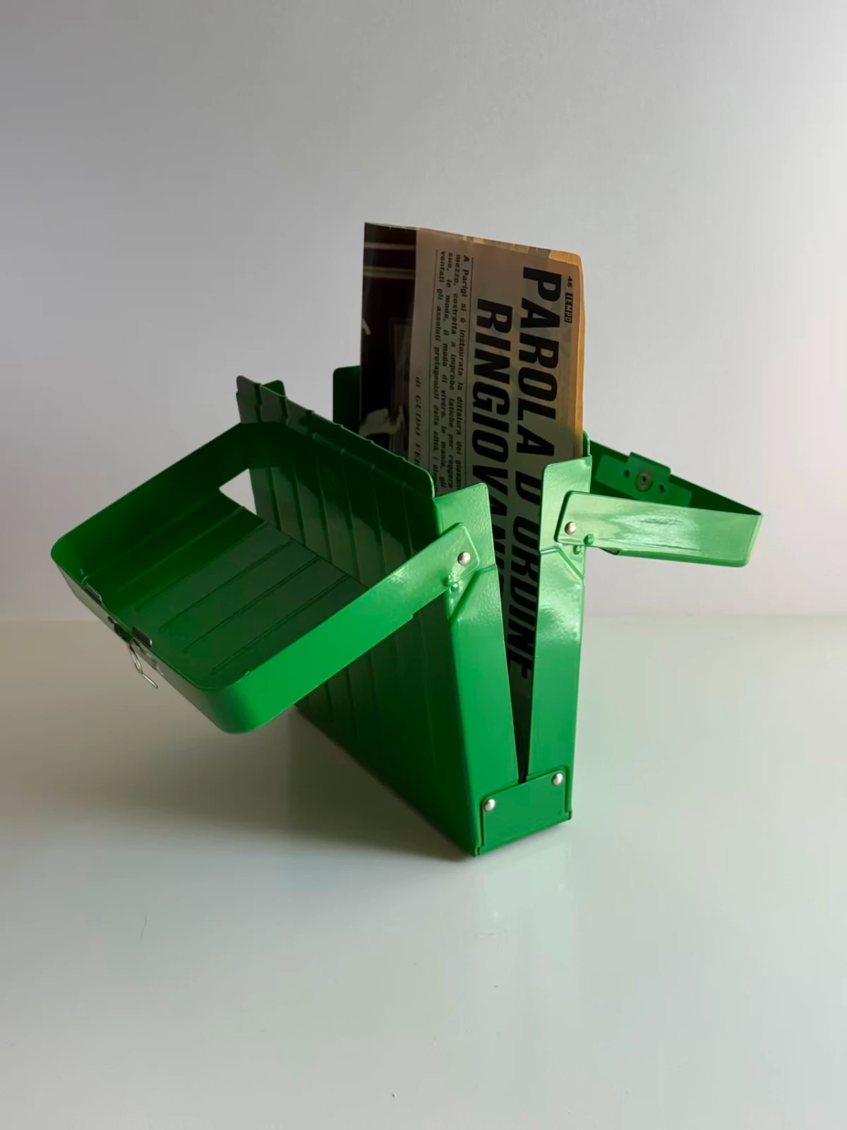 Green Metal Storage Box