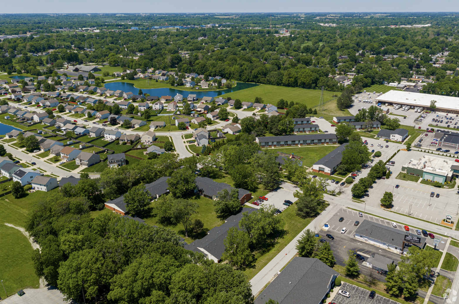 Overview above property