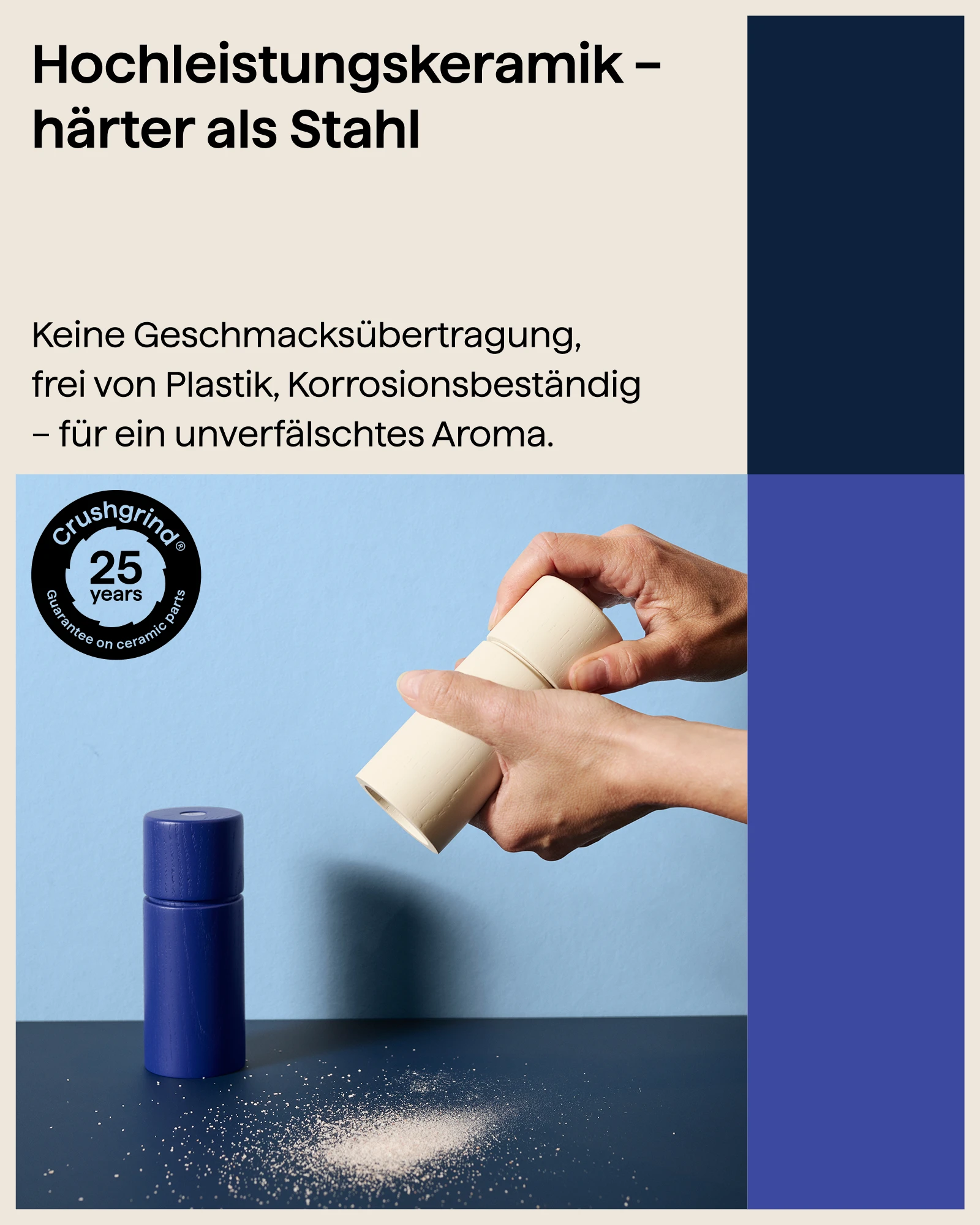 Amazon Produktbild Crushgrind Pfeffermühle Bergen aus Holz
