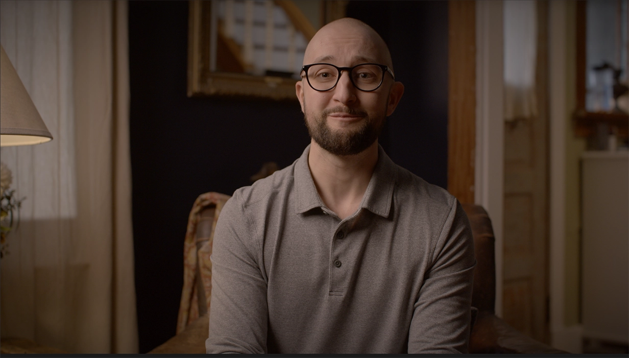 Video still of Cameron