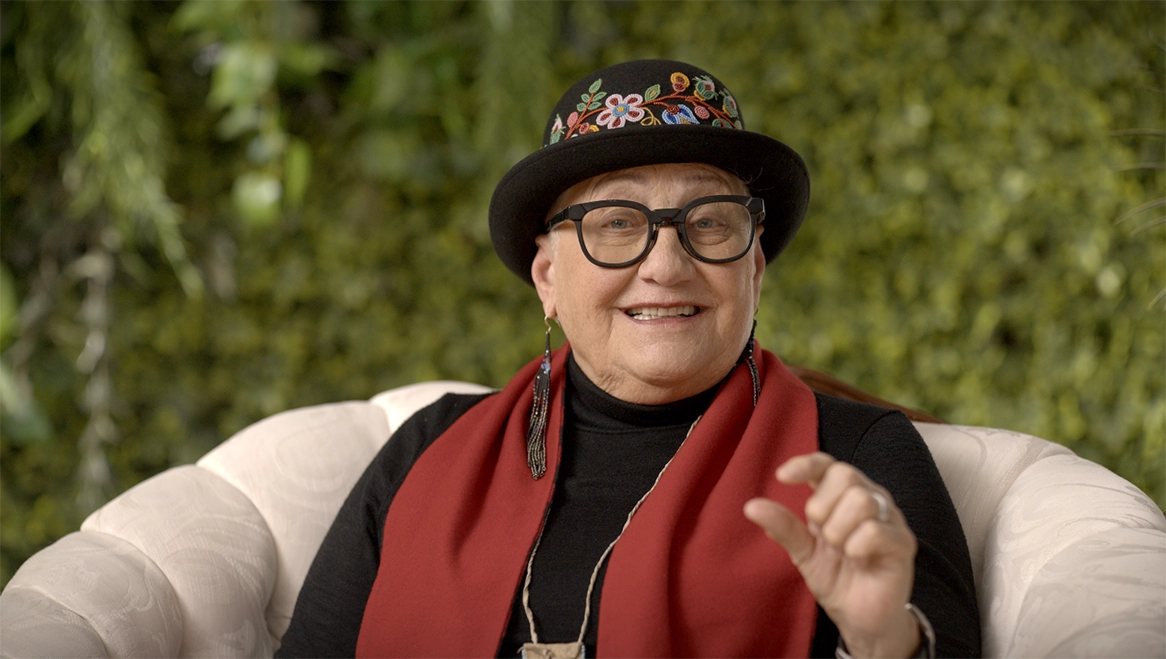 Video still of Elder Barbara