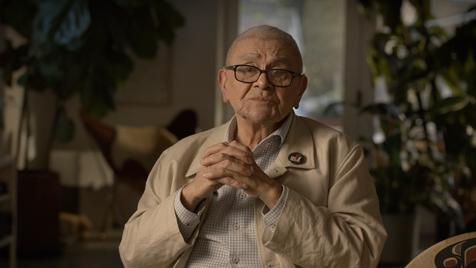 Video still of Chief Robert Joseph