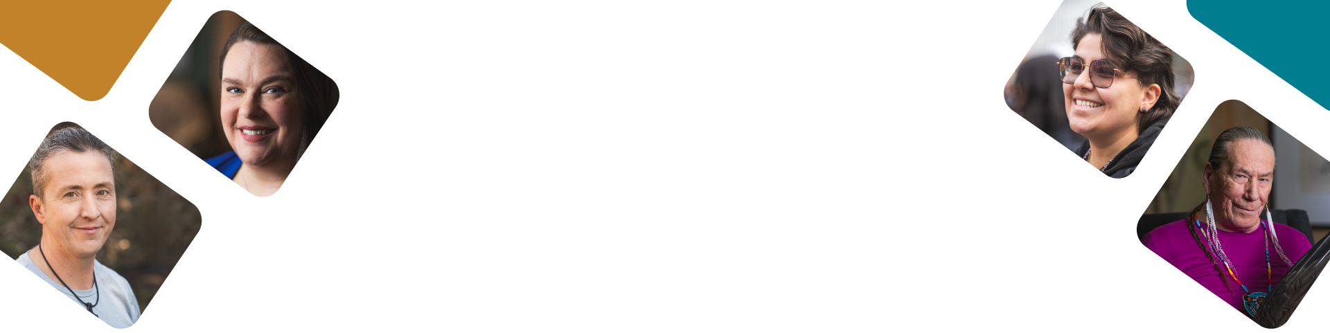 Banner image featuring smiling photos of gender diverse people.