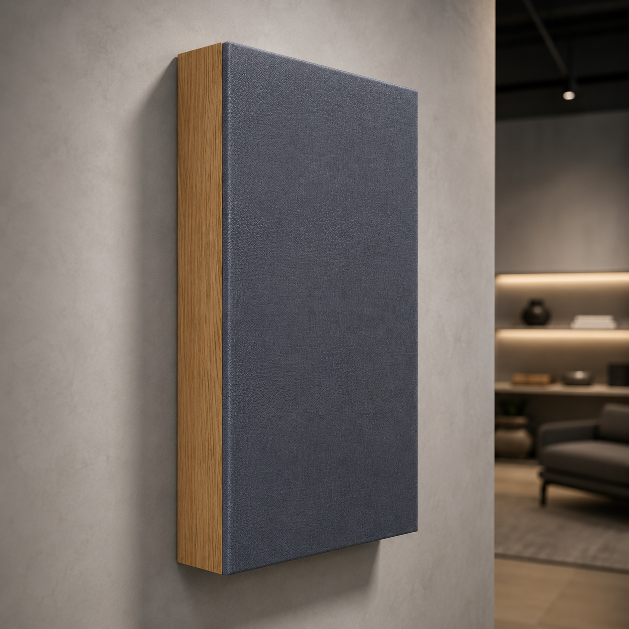 Panel ACUSTEX Element textil roble, gris claro
