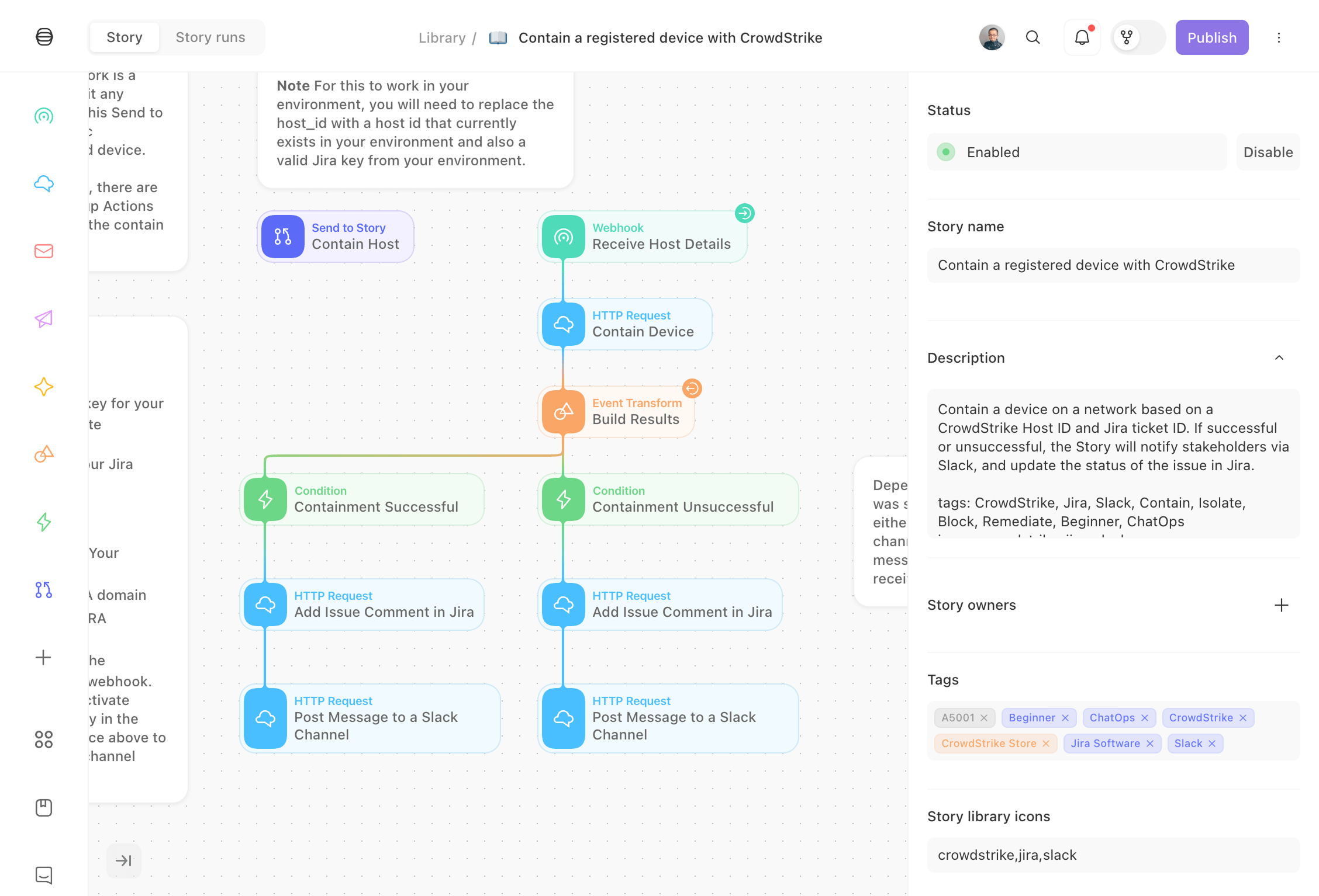 tines workflow