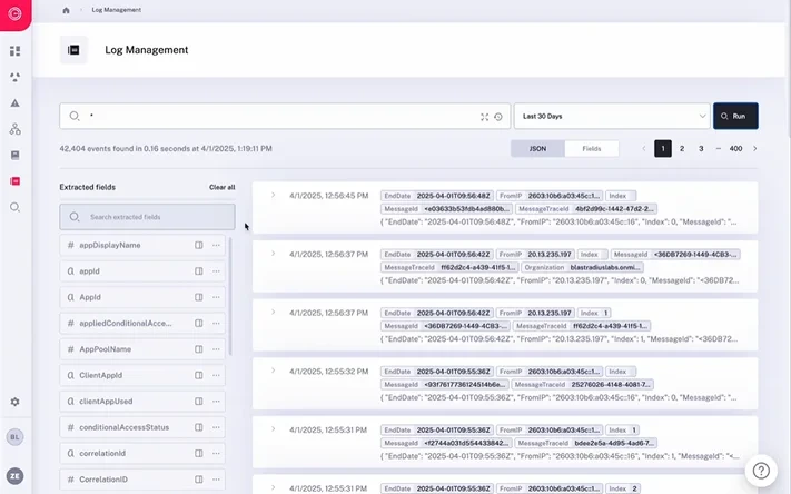 Radiant Security Dashboard
