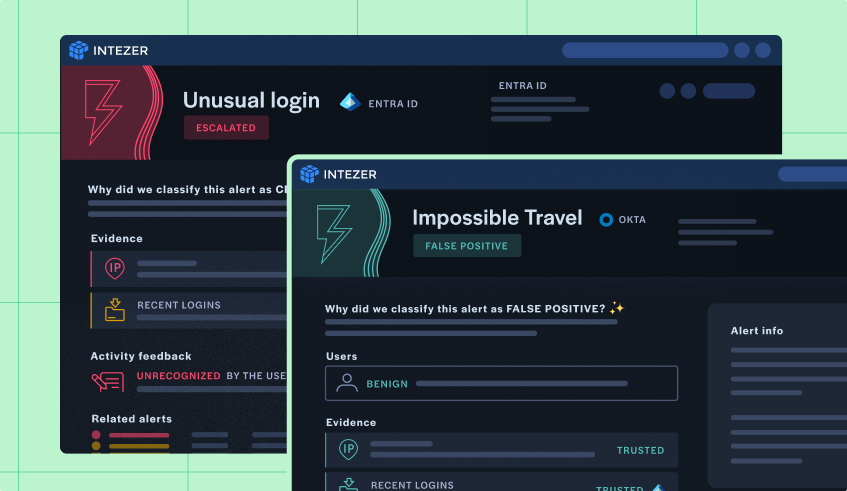Intezer autonomous alert investigation view