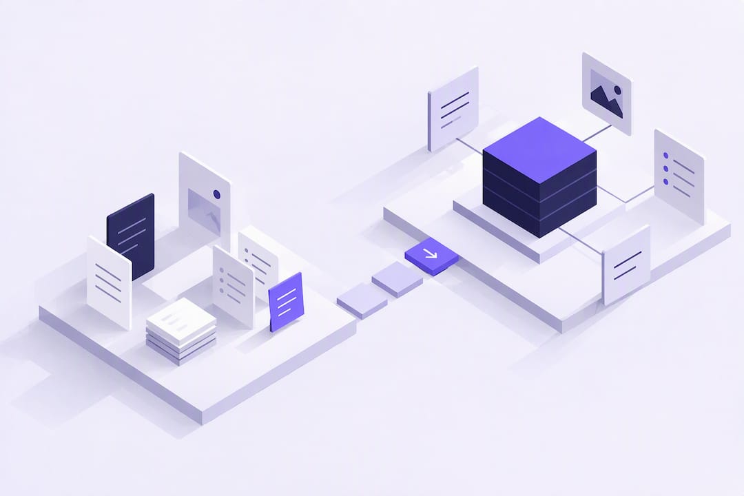 Illustration abstraite d'outils de connaissance alternatifs