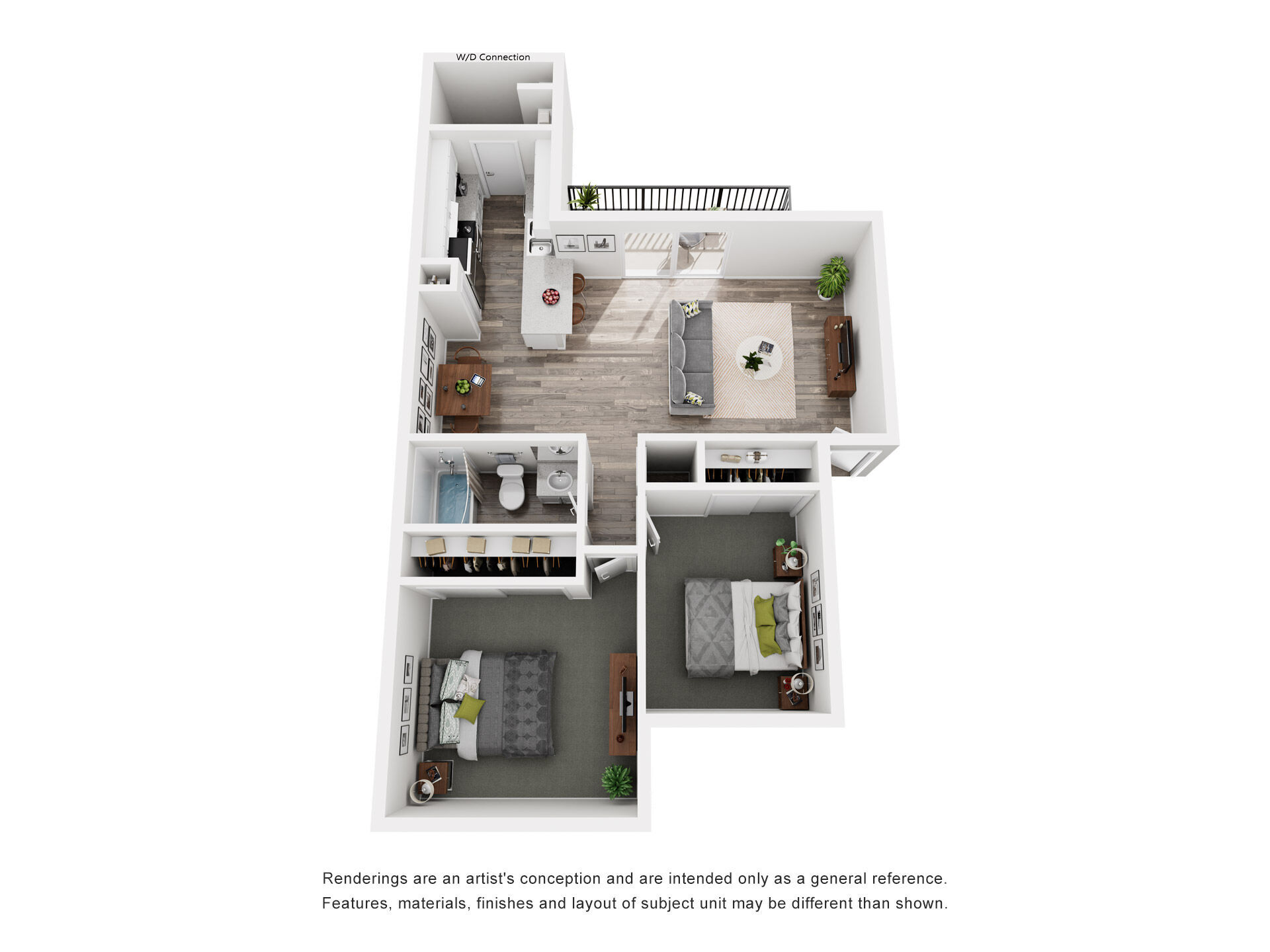 2BD, 1BTH C