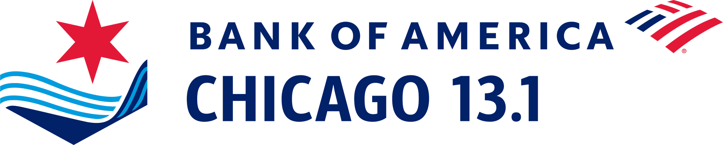 The Bank of America Chicago 13.1 logo
