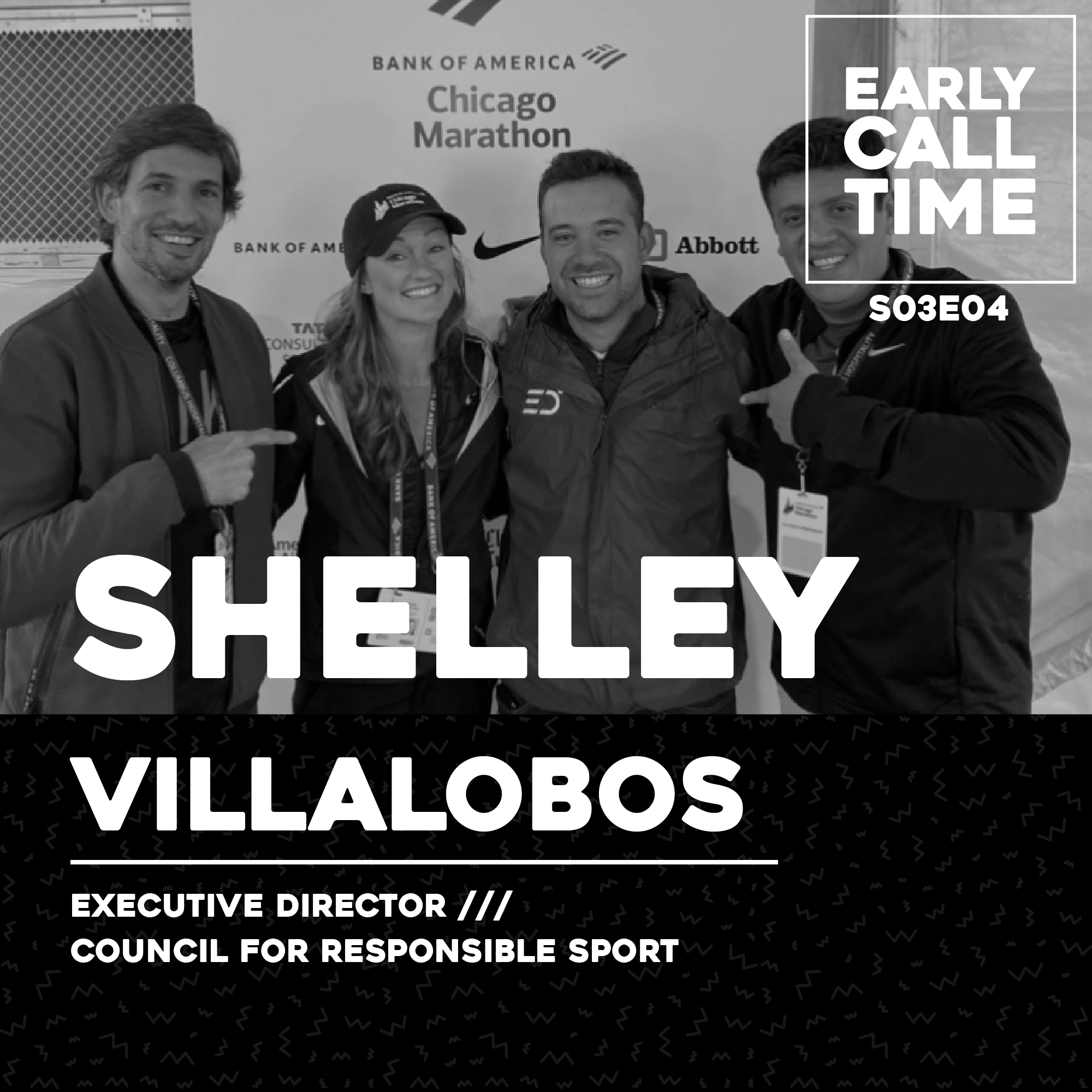 Eli Asch and Tony Yamanaka with the Council for Responsible Sport’s executive director, Shelley Villalobos