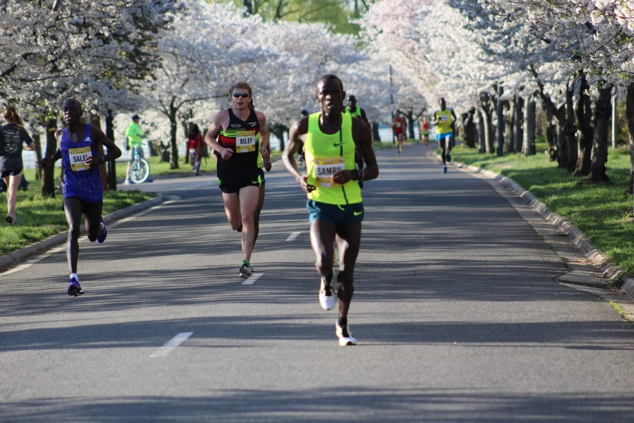 Credit Union Cherry Blossom Run. Washington, D.C. (Photo credit: George Banker)