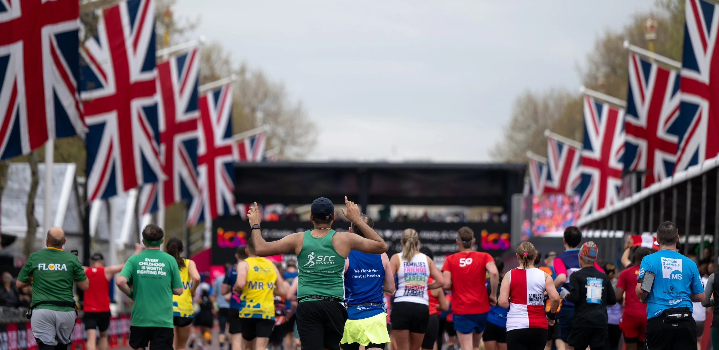 Runners at the 2023 TCS London Marathon