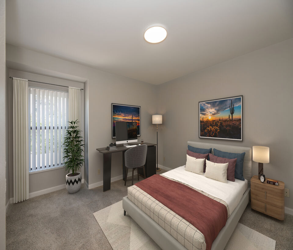 Bedroom rendering