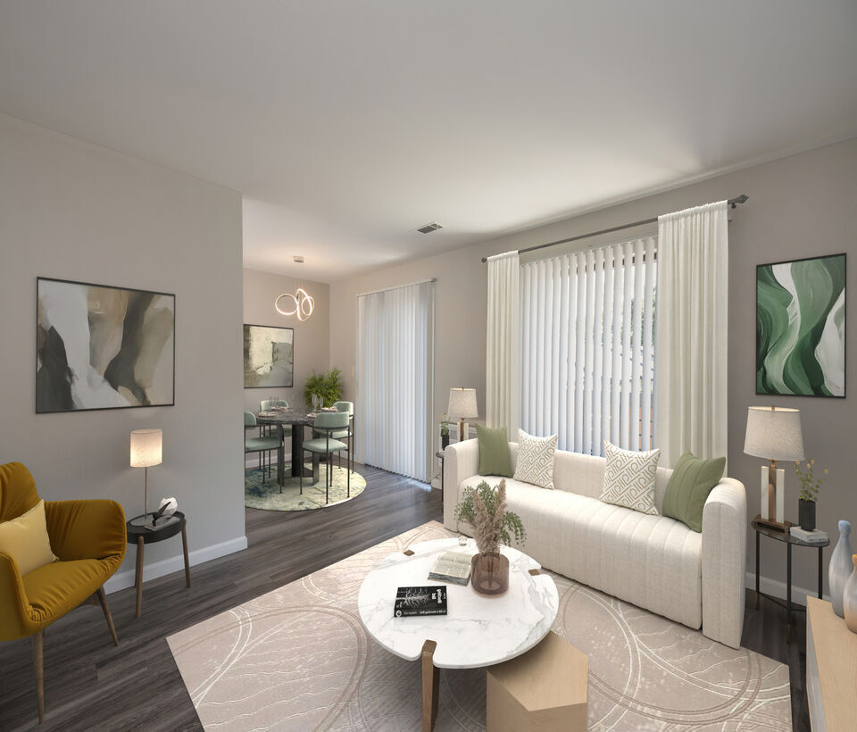 Living room rendering