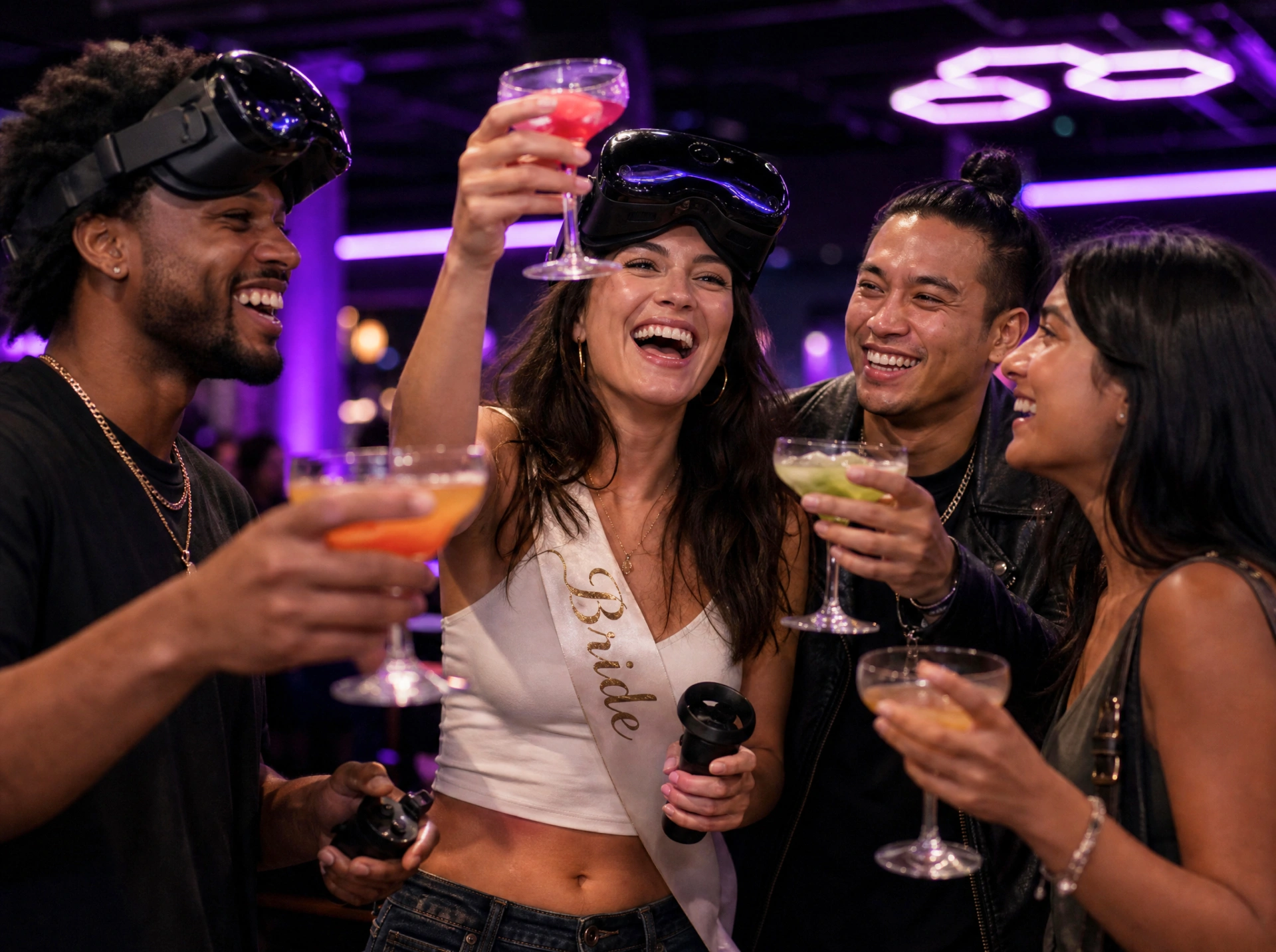 Bachelor and bachelorette parties at Grid City VR