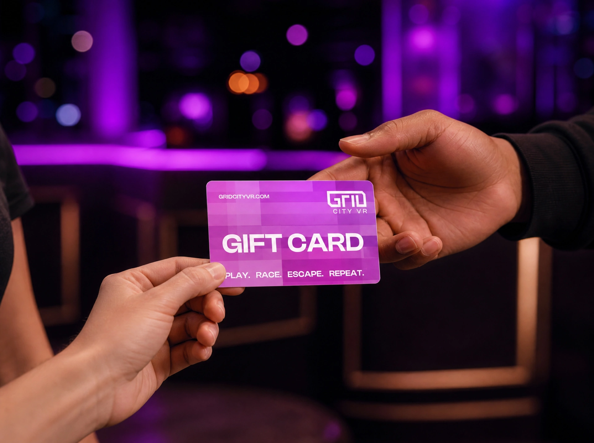 Grid City VR gift cards