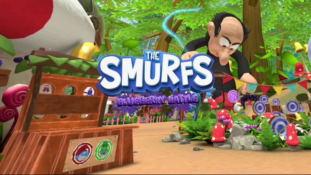 The Smurfs: Blueberry Battle VR game key art