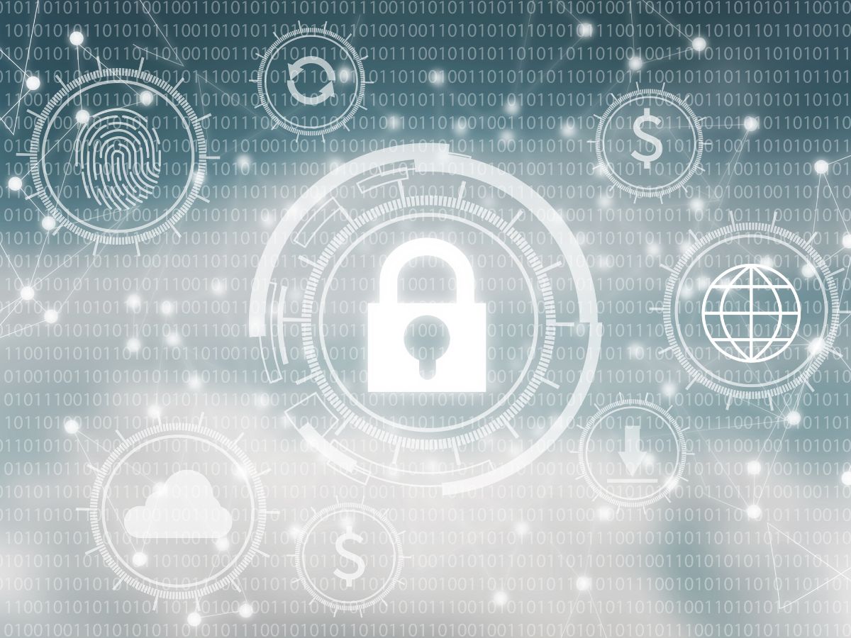 A security lock icon and other icon
