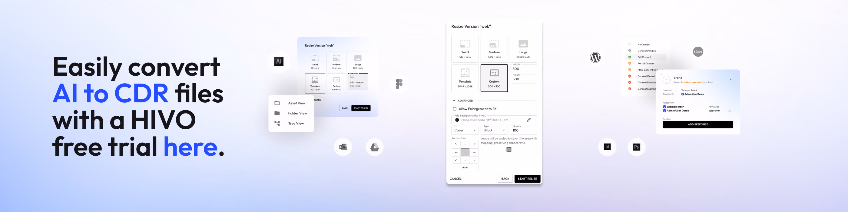 convert AI to CDR screenshot
