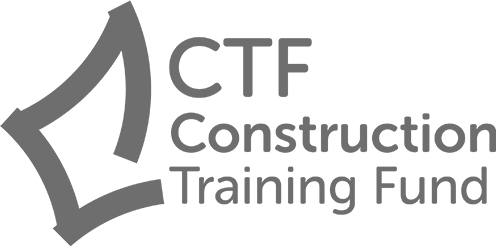 Logo of CTF: Construction Training Fund.