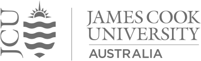 A logo of James Cook University Australia.