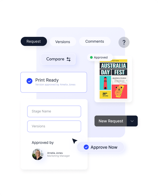 HIVO Staged Approvals interface