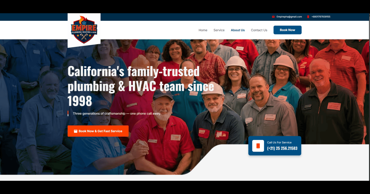 Empire Plumbing Heating and Air cover
