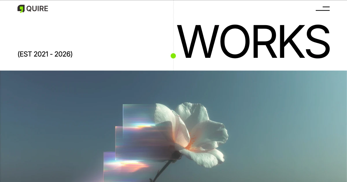 Blurry close-up of orange and yellow flower petals with the word WORKS in white text.
