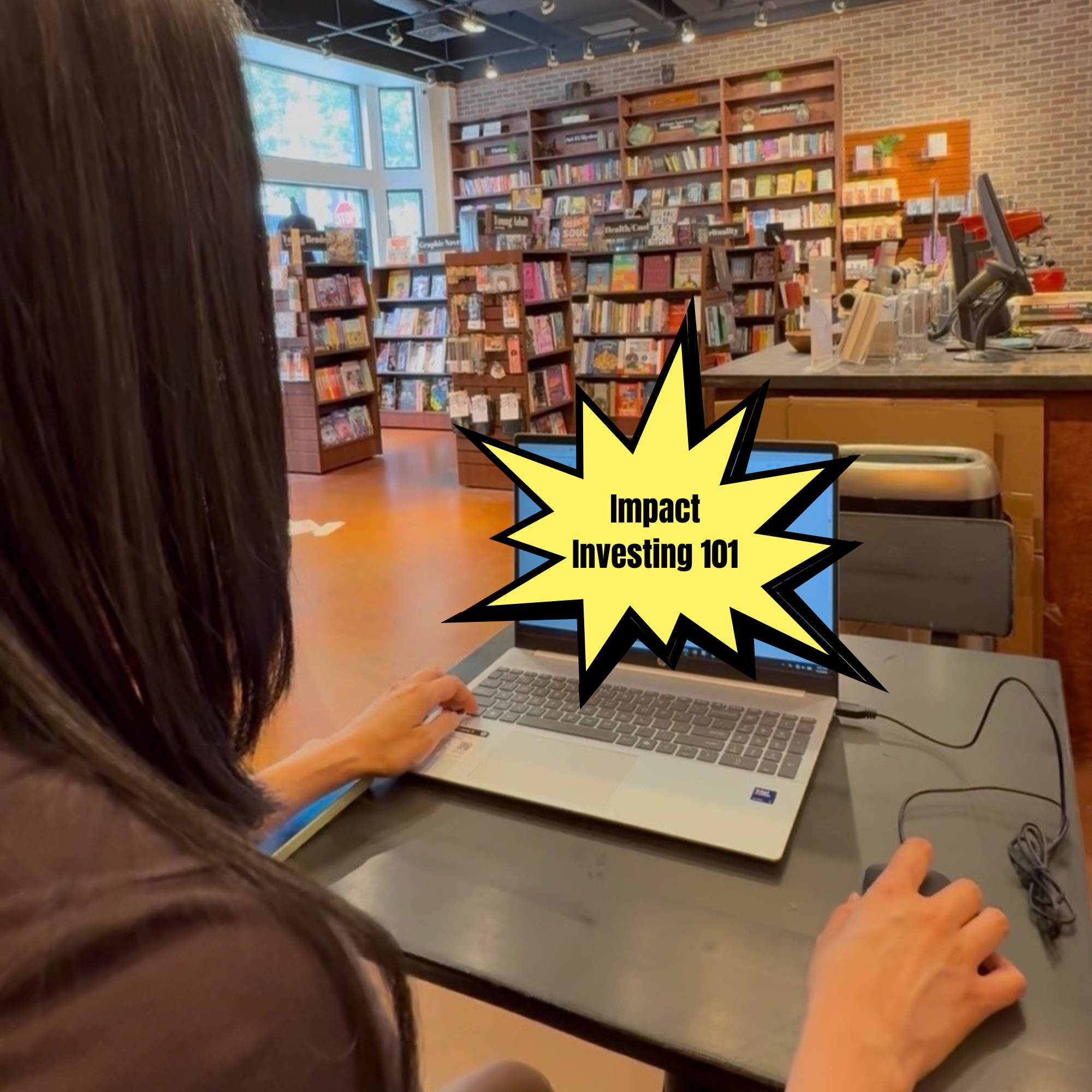image of book signing at a bookstore