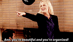 gif of Leslie Knope in Parks & Recreation