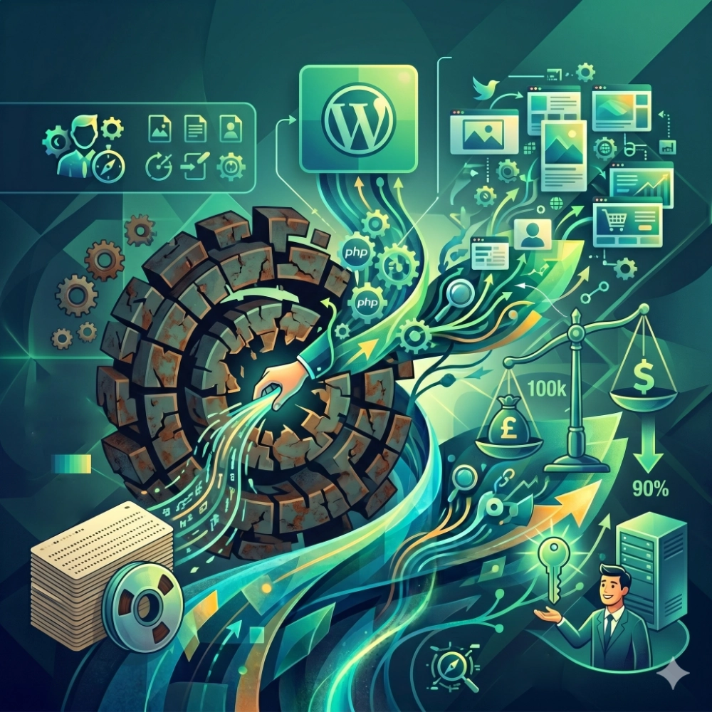 Developer abstract image