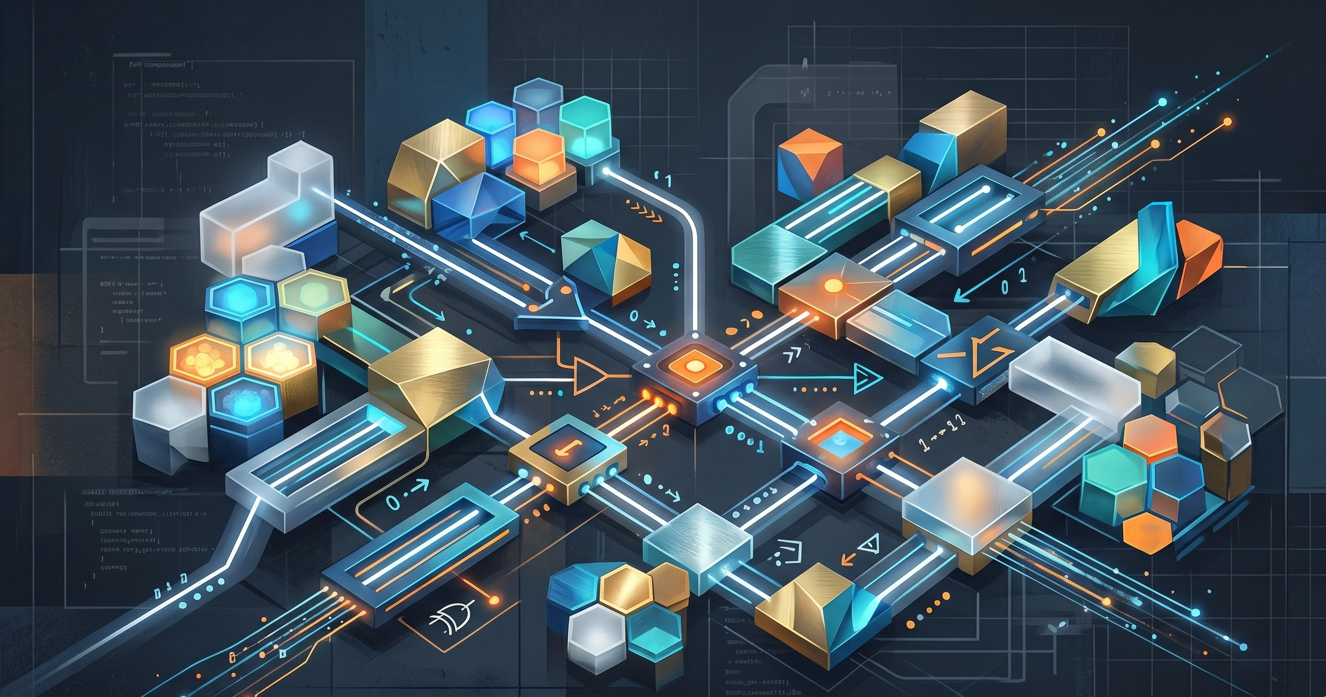 Component logic abstract image