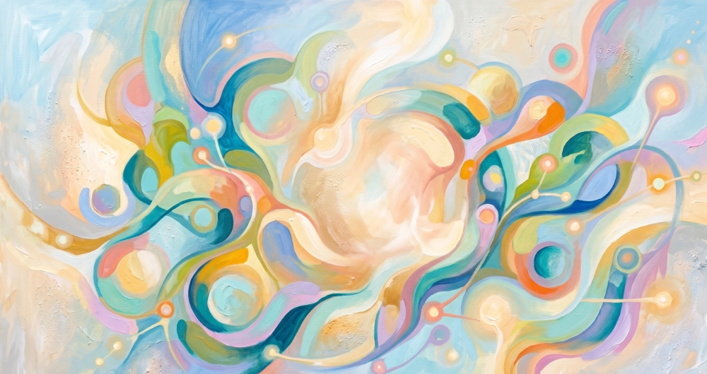 Accessible by default abstract image