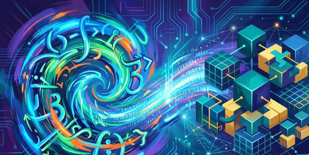 PHP and MySQL abstract image