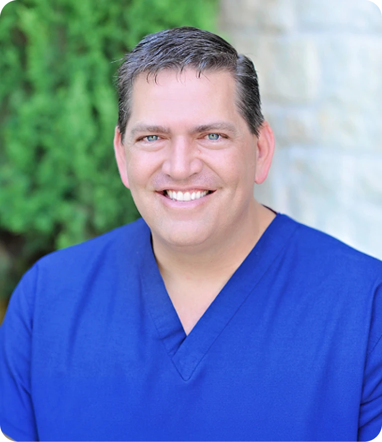 Dr. David Williams providing in-office dental anesthesia