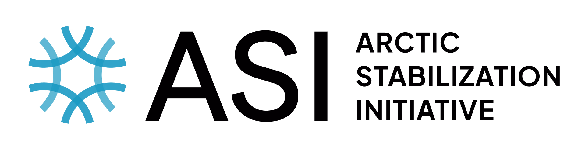 Arctic Stabilization Initiative (ASI) logo — a turquoise snowflake mark beside the ASI wordmark and full name.