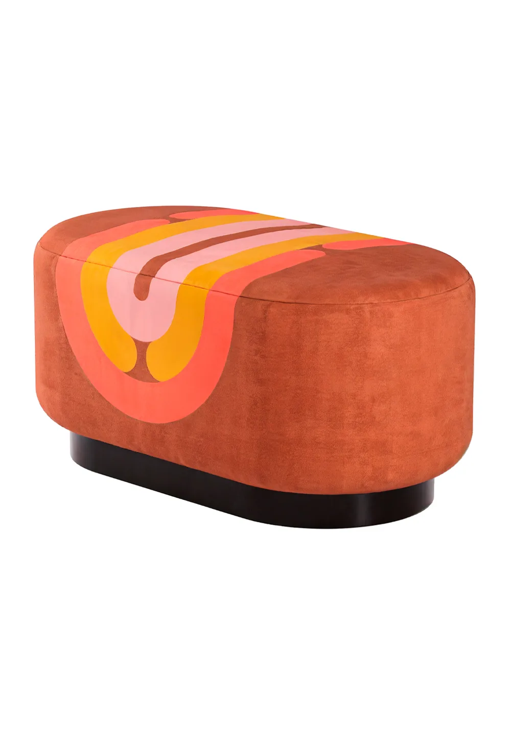 Pouf Minotor Oblong de Christian Signorel, collection Minotor, coloris Cuivre