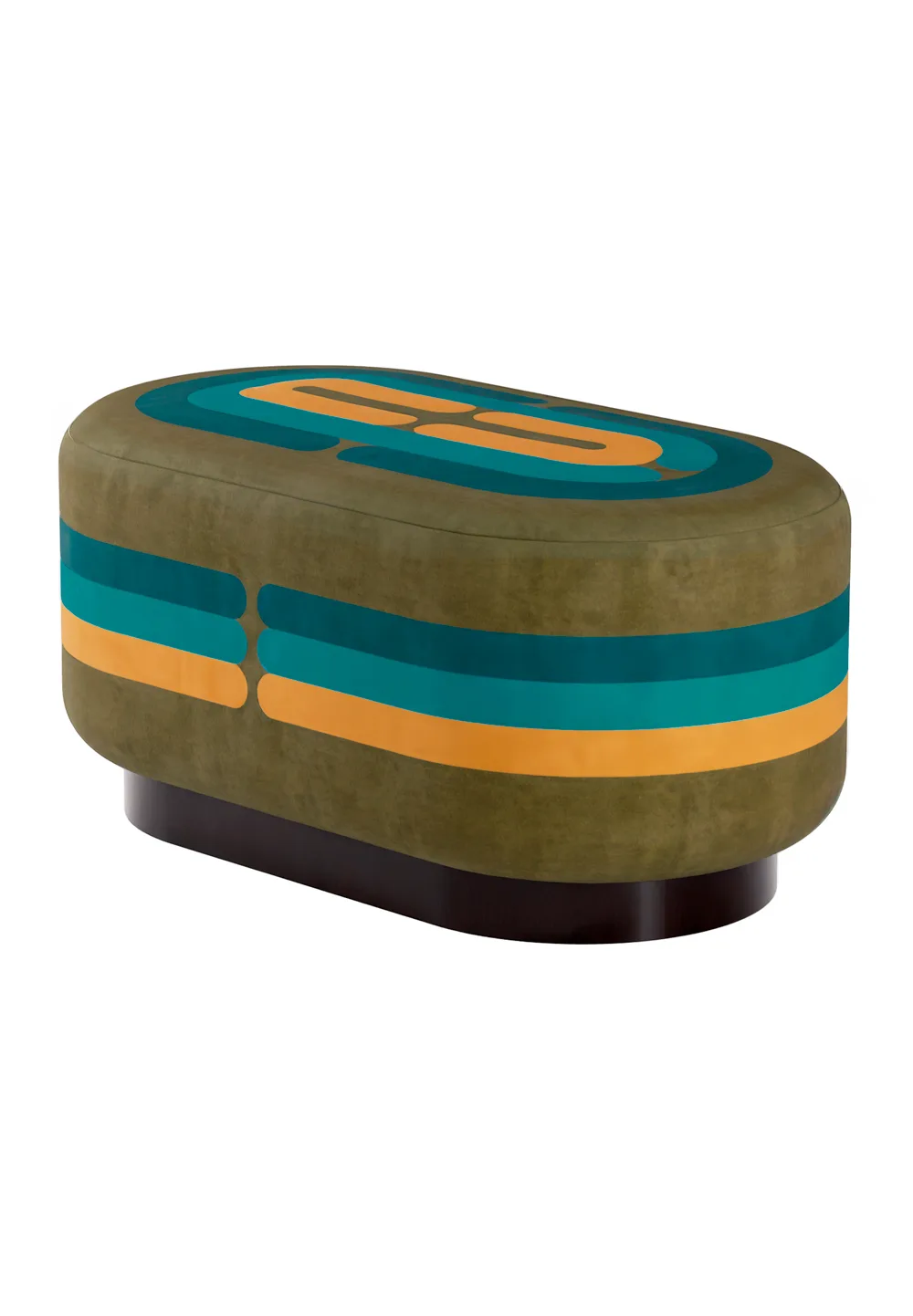Pouf Minotor Oblong de Christian Signorel, collection Minotor, coloris Émeraude