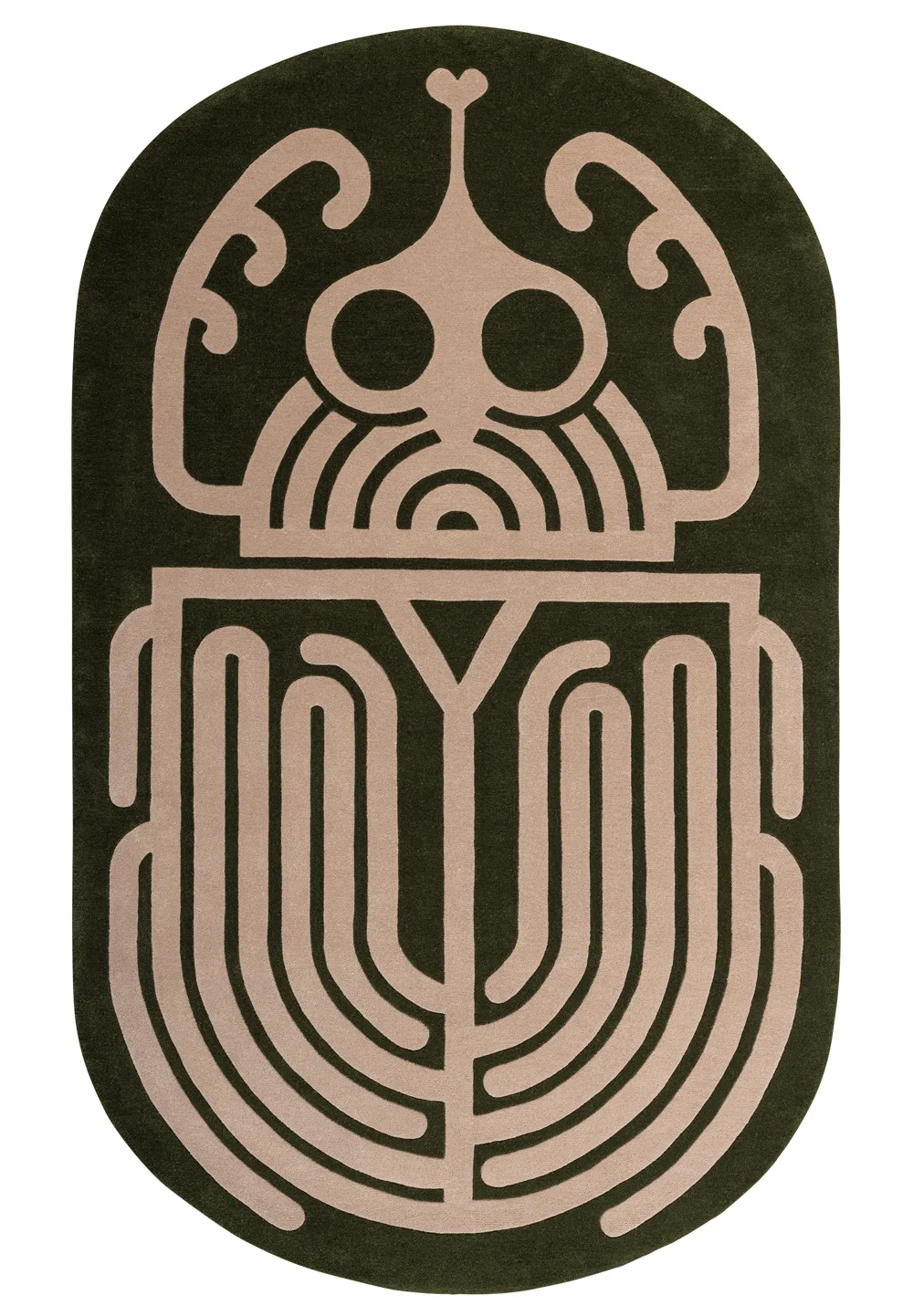 Tapis Scarab de Christian Signorel, collection Bestiaire