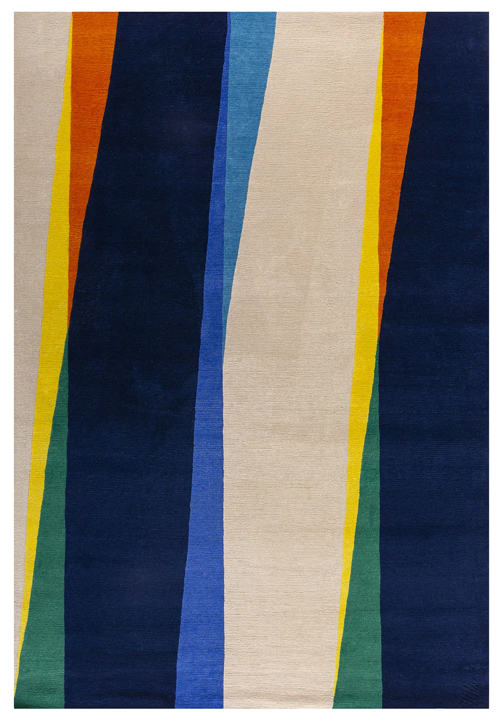 Tapis Woodstock, noué main laine de l'Himalaya, collection Nepalese Rugs