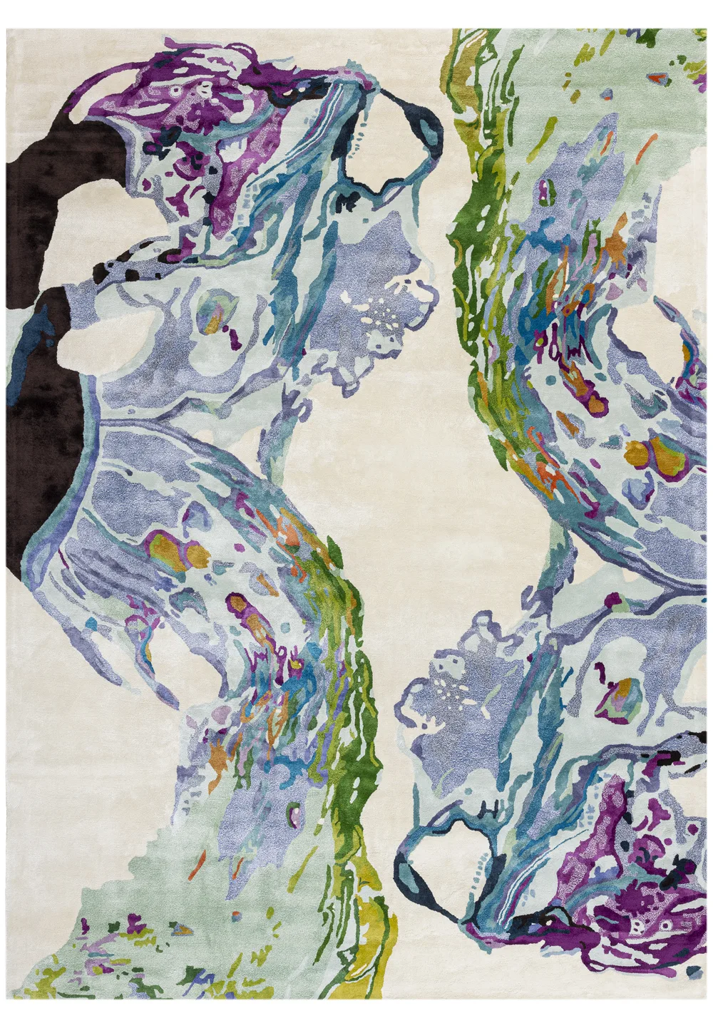 Tapis Everglades, tufté main, collection Paintings de Jean-Paul Espinosa